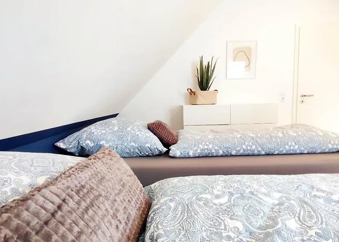 Flair 'altstadt & Flair' - Modernes 52 Qm 2 Schlafzimmer Fuer 5 Personen Urlaub Oder Geschaeftsreise, Innenstadtlage, Ruhig Appartement Bad Salzuflen